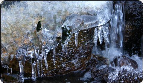 Icicles at Aber Falls